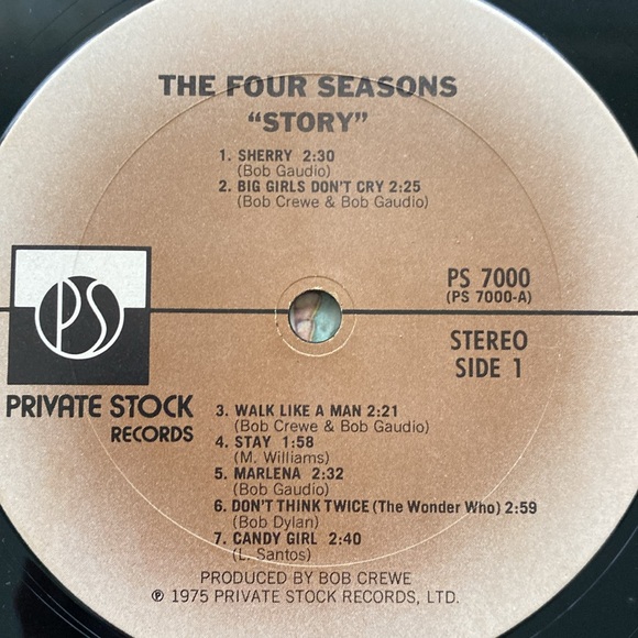 1975 The Four Seasons Frankie Valli Two Record Greatest Hits Vinyl Record Album - Picture 11 of 16